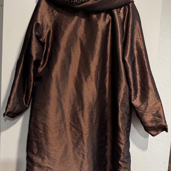 Reversible Leopard Print Trench Coat – Oversized Fit – Approx. XL - Picture 13 of 13